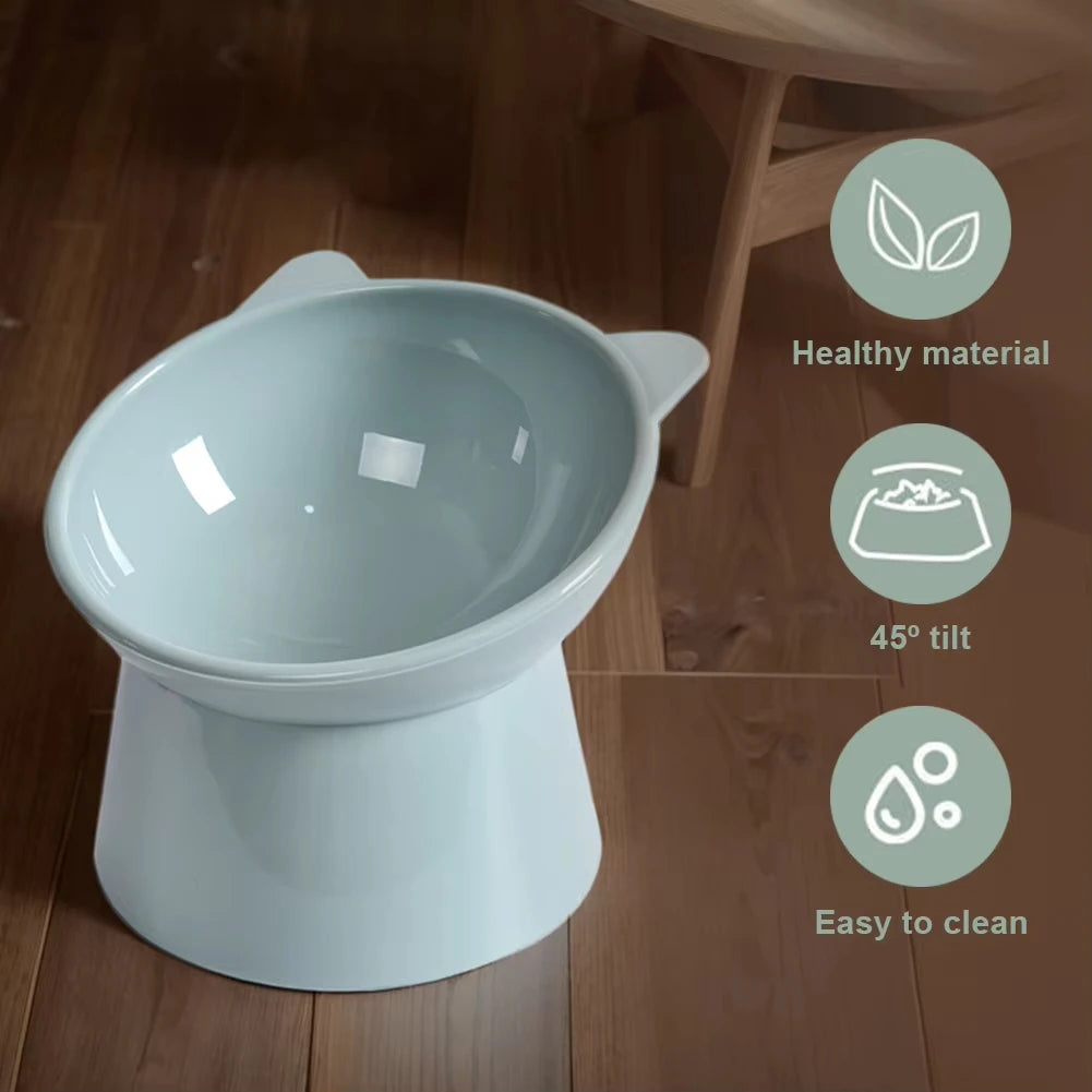 Gamelle surélevée pour chat et chien – Design ergonomique antidérapant